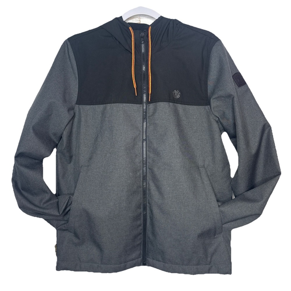 Element WOLFEBORO Collection Coat Mens SMALL /P Gray Black Skateboarding